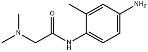 N-(4-氨基-2-甲基苯基)-2-(二甲基氨基)乙酰胺 结构式