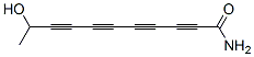 10-羟基-1,4,6,8-四炔十一酰胺 结构式