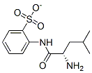 N-(leucyl)-2-aminobenzenesulfonate Struktur