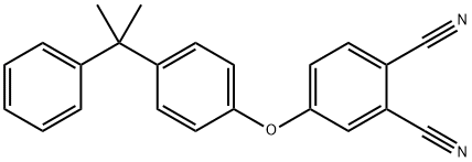 4-(4-ALPHA-CUMYLPHENOXY)PHTHALONITRILE Struktur