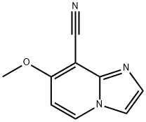 7-甲氧基咪唑并[1,2-A]吡啶-8-甲腈, 834869-04-4, 结构式