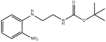 tert-Butyl 2-[(2-aminophenyl)amino]ethylcarbamate Structure