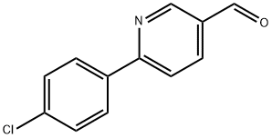 6-(4-氯苯基)-3-吡啶甲醛 结构式