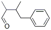 α,β-ジメチルベンゼンブタナール 化学構造式