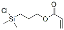 Acrylic acid 3-(chlorodimethylsilyl)propyl ester 结构式