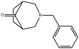 3-BENZYL-3-AZABICYCLO[3.2.1]OCTAN-8-ONE Struktur
