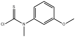 N-(3-甲氧基苯基)-N-甲基硫代氨基甲酰氯,83508-58-1,结构式