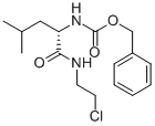 Phenylmethyl (S)-(1-(((2-chloroethyl)amino)carbonyl)-3-methylbutyl)car bamate 结构式