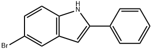 5-ブロモ-2-フェニル-1H-インドール 化学構造式