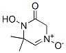 2(1H)-Pyrazinone,3,6-dihydro-1-hydroxy-6,6-dimethyl-,4-oxide(9CI) 结构式