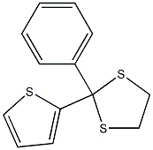 1,3-DITHIOLANE, 2-PHENYL-2-(2-THIENYL)- Structure