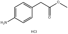 (4-AMINO-PHENYL)-ACETIC ACID METHYL ESTER HCL Structure