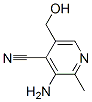 4-Pyridinecarbonitrile,  3-amino-5-(hydroxymethyl)-2-methyl- 化学構造式
