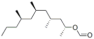 (2R,4R,6R,8R)-4,6,8-Trimethylundecane-2-ol formate 结构式
