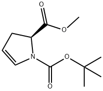 N-BOC-L-プロリン-4-エンメチルエステル 化学構造式