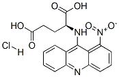L-Glutamic acid, N-(1-nitro-9-acridinyl)-, monohydrochloride 结构式