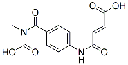 3-[[4-(carboxymethylcarbamoyl)phenyl]carbamoyl]prop-2-enoic acid Struktur