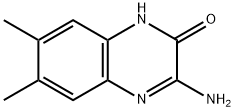 2(1H)-Quinoxalinone,3-amino-6,7-dimethyl-(9CI) Structure