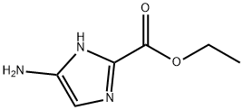 ETHYL 4-AMINO-1H-IMIDAZOLE-2-CARBOXYLATE 化学構造式