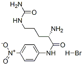(S)-2-amino-5-[(aminocarbonyl)amino]-N-(4-nitrophenyl)valeramide monohydrobromide Struktur