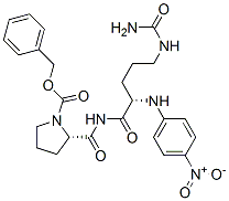 1-(benzyloxycarbonyl)-L-prolyl-N5-carbamoyl-N-(4-nitrophenyl)-L-ornithinamide 结构式
