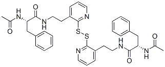 2-(N'-acetylphenylalanylamino)ethyl-2'-pyridyl disulfide Struktur