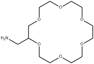 2-アミノメチル-18-クラウン-6 化学構造式