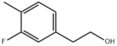 3-フルオロ-4-メチルフェネチルアルコール 化学構造式