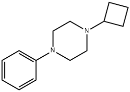 1-Cyclobutyl-4-phenylpiperazine Struktur