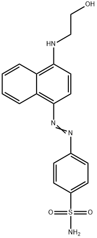 p-[[4-[(2-hydroxyethyl)amino]-1-naphthyl]azo]benzenesulphonamide,83592-04-5,结构式