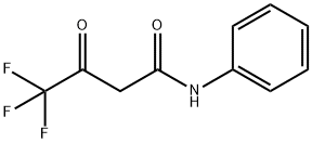 4,4,4-trifluoro-3-oxo-N-phenylbutanamide 化学構造式
