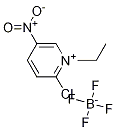 1-Ethyl-2-chloro-5-nitropyridinium Tetrafluoroborate Structure