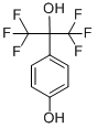 4-ヒドロキシ-α,α-ビス(トリフルオロメチル)ベンジルアルコール 化学構造式