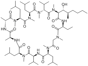 DIHYDROCYCLOSPORINH Structure
