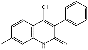 4-HYDROXY-7-METHYL-3-PHENYL-1,2-DIHYDROQUINOLIN-2-ONE Struktur