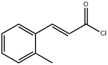 (2E)-3-(2-Methylphenyl)acryloyl chloride Struktur