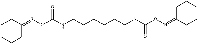 1,6-BIS(CYCLOHEXYLOXIMINOCARBONYLAMINO)HEXANE Struktur