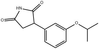 3-(3-propan-2-yloxyphenyl)pyrrolidine-2,5-dione 结构式