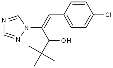 烯效唑 结构式