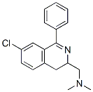 1-(7-chloro-1-phenyl-3,4-dihydroisoquinolin-3-yl)-N,N-dimethyl-methana mine Structure
