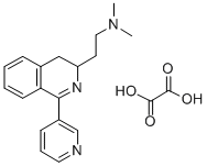 3-Isoquinolineethanamine, 3,4-dihydro-N,N-dimethyl-1-(3-pyridinyl)-, e thanedioate (salt) 结构式