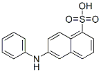 6-anilino-1-naphthalenesulfonic acid 结构式