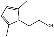 2-(2,5-ジメチル-1H-ピロール-1-イル)エタノール 化学構造式