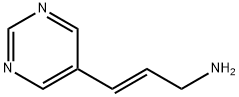 2-Propen-1-amine, 3-(5-pyrimidinyl)-, (E)- (9CI) 结构式