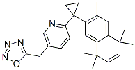 Pyridine,  2-[1-(5,8-dihydro-3,5,5,8,8-pentamethyl-2-naphthalenyl)cyclopropyl]-5-(1,2,3,4-oxatriazol-5-ylmethyl)-|