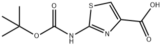 BOC-2-AMINO-4-THIAZOLE-CARBOXYLIC ACID Structure