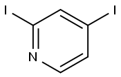 2,4-ジヨードピリジン 化学構造式