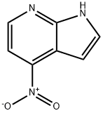 4-ニトロ-1H-ピロロ[2,3-B]ピリジン 化学構造式