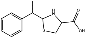 2-(1-PHENYL-ETHYL)-THIAZOLIDINE-4-CARBOXYLIC ACID Struktur