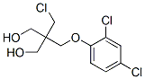 2-(クロロメチル)-2-[(2,4-ジクロロフェノキシ)メチル]-1,3-プロパンジオール 化学構造式